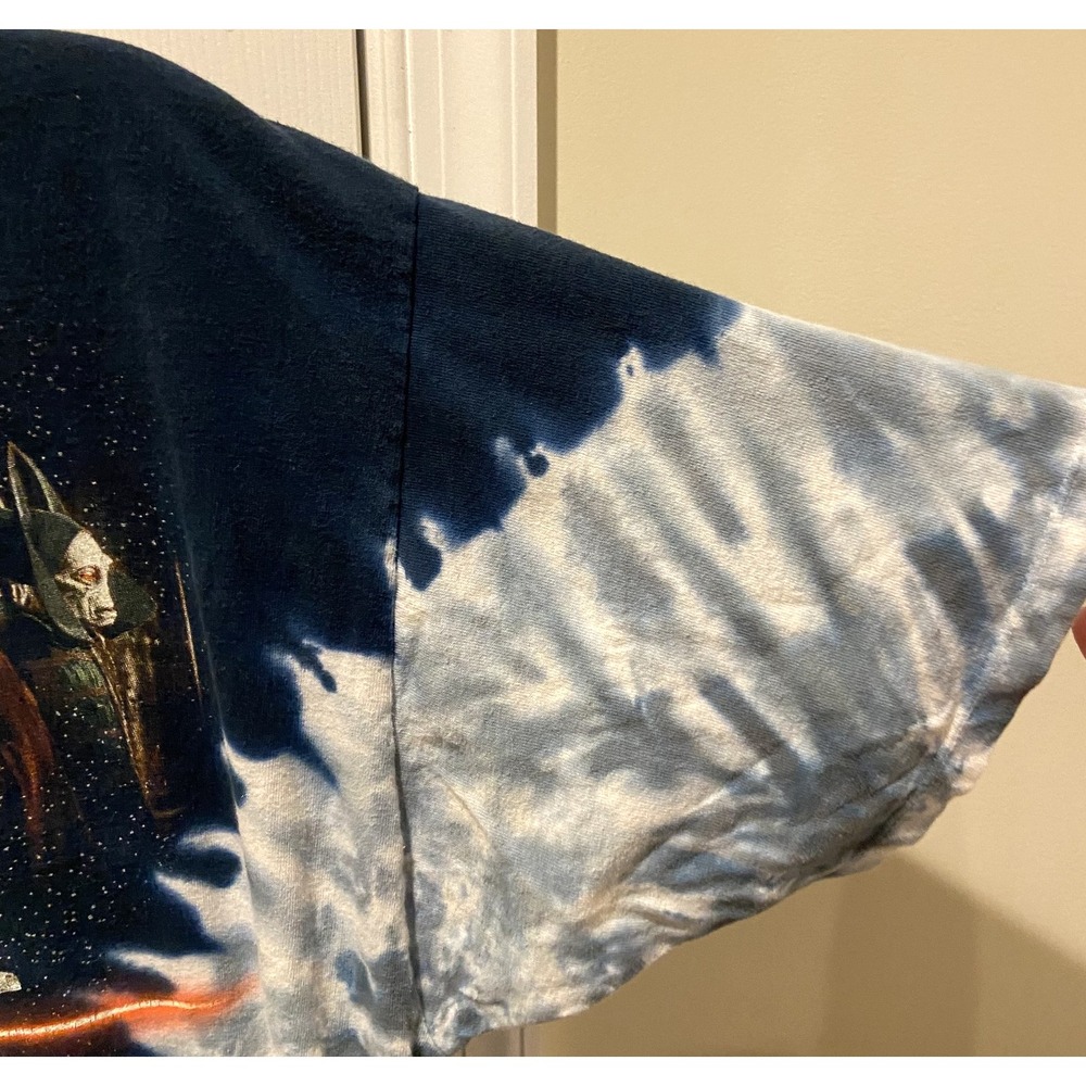 Vintage 1999 Liquid Blue Star Wars Episode 1 Tie Dye Tee Mens XL Darth Maul AOP - Picture 13 of 14